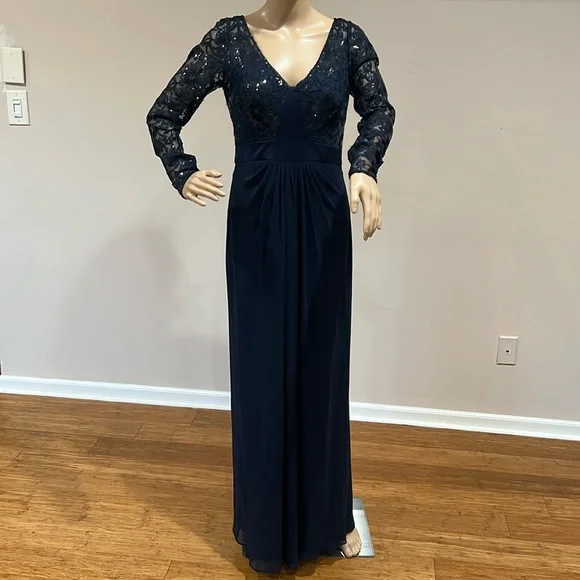 black satin lace mini dress House of CB main image 1